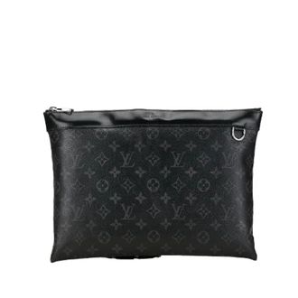 Louis Vuitton Pre-owned Clutches, female, Black, Size: ONE SIZE Pre-owned Canvas clutches