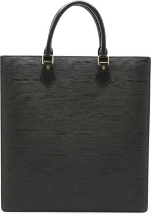 Louis Vuitton Epi Black Noir Epi Leather Handbag Tote Bag (Pre-Owned)