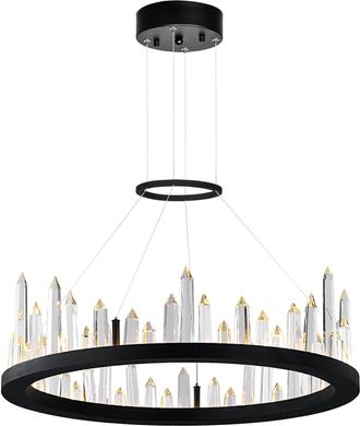 CWI Lighting Juliette LED Chandelier With Black Finish Lumens 3744