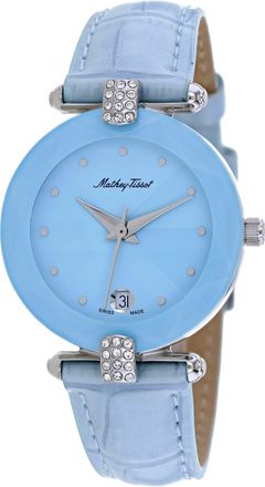 Mathey-Tissot Womens Pyramide Blue Dial Watch