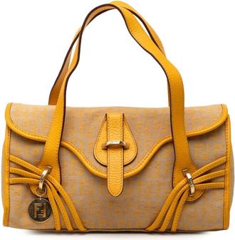 Fendi Pre-owned Fendi Zucchino Canvas Handbag 2354 8BN147 RQ7 058