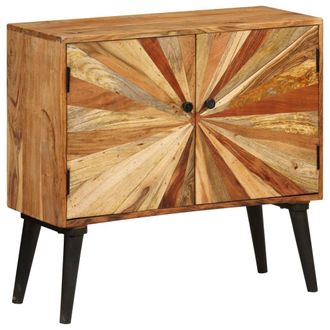 vidaXL Aparador De Madera Maciza De Mango 85x30x75 Cm Vidaxl