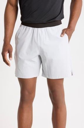 90 Degree by Reflex Lightstreme Torque Performance Shorts in Lunar Dust/Black at Nordstrom Rack, Size Xx-Large