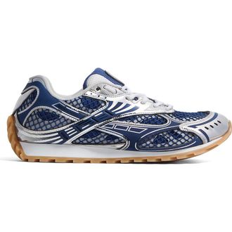 Bottega Veneta Orbit Low Top Sneaker in 4025 Blue Venezia-Silver at Nordstrom, Size 10Us