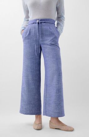 Scalpers Linen Studs Pant in Indigo at Nordstrom, Size Large Eu
