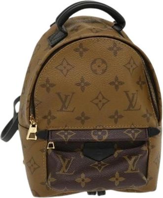 Louis Vuitton Pre-owned Canvas Rugzak - Dames - Vintage Rugzakken - Bruin - ONE Size - Vintage