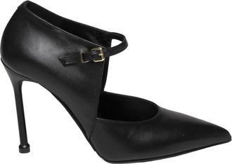 Albano 4328 Pomp - Dames - Schoenen - Zwart - Maat: 39 EU Leer