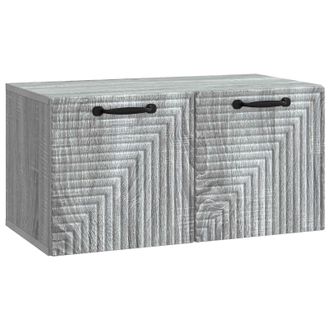 vidaXL Mueble Para Tv De Pared Gris Sonoma 59,5 X 31 X 30 Cm Vidaxl
