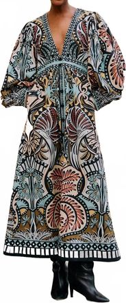 Farm Rio Balamana Maxi Dress In Multi