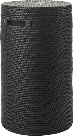 Aquanova Handgefertigter Design Wäschekorb Cino mit Deckel - Schwarz