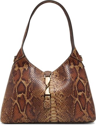 Aldo Harperminii Snake Embossed Shoulder Bag in Other Brown at Nordstrom