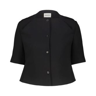 Khaite Franc Short Jacket - female - Khaite - Blazers - Black - S - Jackets