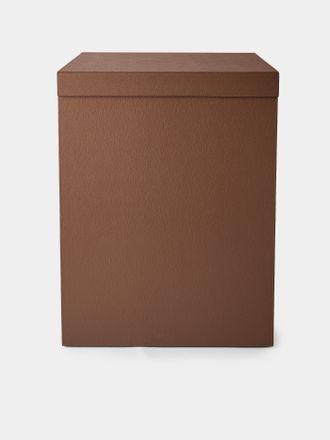 Giobagnara Parma Leather Large Laundry Basket