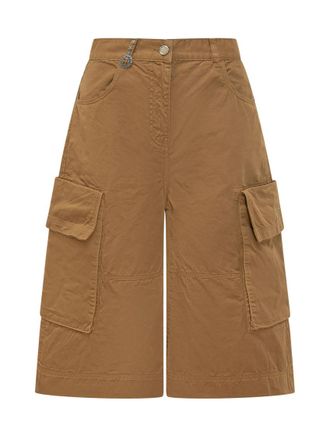 Pinko Brown Cargo Shorts