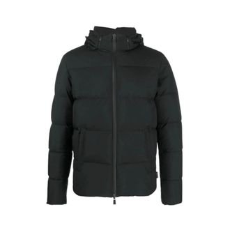 Herno Zwarte Gore-Tex Windstopper Bomber Jas - Heren - Winterjassen - Zwart - 2XL - Jassen