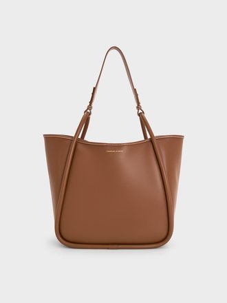 Charles & Keith Lyla Tubular Slouchy Tote Bag