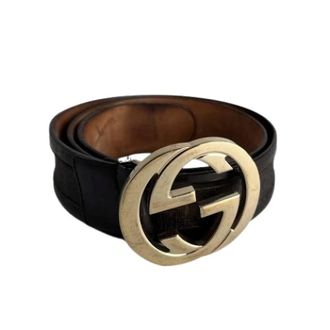 Gucci Pre-owned Vintage Leather Belt - female - Gucci Vintage - Vintage Belts - Brown - ONE SIZE - Pre-owned