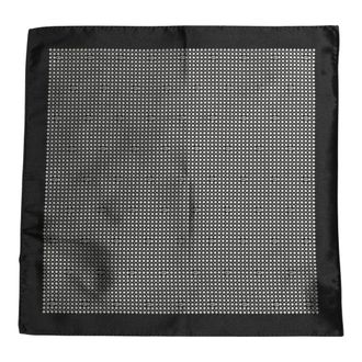 Dolce & Gabbana Foulard Pocket Square - Heren - Accessoires - Zwart - Maat: ONE Size Zijde