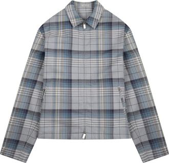 Dior Hemd mit Rei&szlig;verschluss und Karomuster