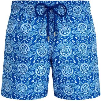 Vilebrequin Tribal Turtles zwembroek - Blauw
