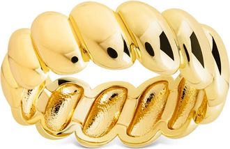 Sterling Forever Milena Twisted Bubble Band Ring in Gold at Nordstrom Rack, Size 10