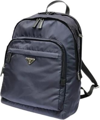 Prada Pre-owned Vintage Backpack - unisex - Prada Vintage - Vintage Backpacks - Blue - ONE SIZE - Pre-owned