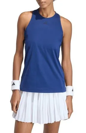 adidas Club High Neck Racerback Tank in Dark Blue at Nordstrom Rack, Size X-Large