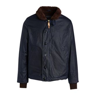 Manifattura Ceccarelli New Deck Jacket - Heren - Bomber jackets - Blauw - 2XS - Katoen - Jassen