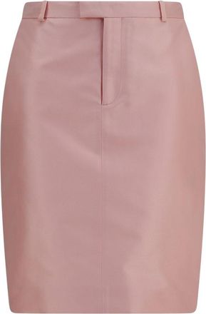 Gucci Pink Solid Mini Skirt