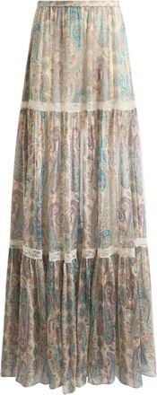 Etro Gonna lunga con stampa paisley - Toni neutri