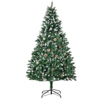 HOMCOM &Aacute;rbol de navidad 90x90x180 cm verde