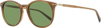 Ferragamo Ferragamo Unisex Keyhole Pantos Sunglasses SF911SCP 210 Transparent Brown 53mm