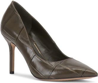 Vince Camuto Maisha Pointed Toe Pump in Olive Vine at Nordstrom, Size 7.5