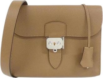Herm&egrave;s Pre-owned Sac a Depeches 21 Epsom Shoulder Bag - Dames - Vintage Schoudertas - Bruin - ONE Size - Leer - Vintage
