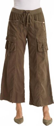 Xcvi Heta Corduroy Cargo Pant In Brown