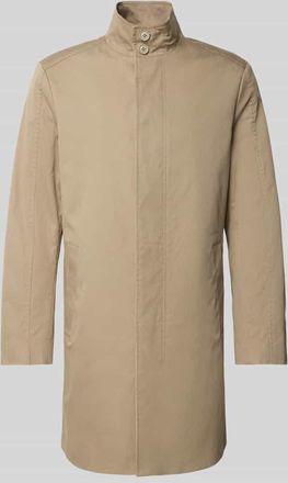 Mc Neal Regular Fit Mantel mit Stehkragen in Beige, Gr&ouml;&szlig;e XXXL