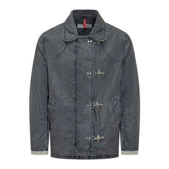 Fay 4 Ganci Jacket - male - Fay - Denim Jackets - Blue - XL - Jackets