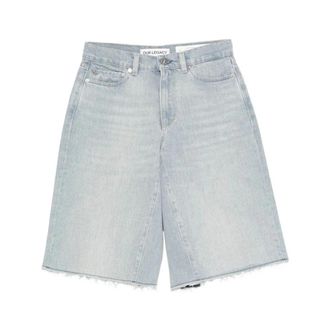 Our Legacy Midi Shorts - Dames - Denim shorts - Blauw - S - Katoen - Korte Broeken