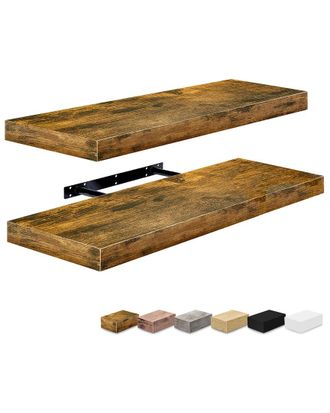 Sorbus Set Of 2 Floating Shelves