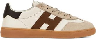 Hogan Beige Sneakers With Lace-Up Fastening