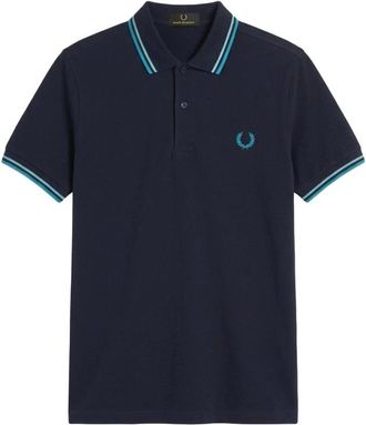 Fred Perry Polo M102 G81 - - Tops - Uomo - Blu - S