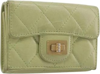 Chanel Portafoglio Vintage Pre-owned - - Pre-owned - Donna - Verde - ONE SIZE