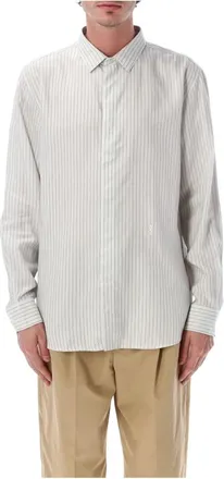 Saint Laurent Heren, Overhemden, Wit, Maat: XL Viscose