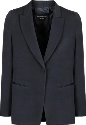 Emporio Armani Mujer, Chaquetas, Azul, Talla: L