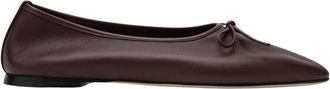 Dear Frances Gala Schoenen met Strik - Dames - Ballerinas - Rood - 38 EU - Leer - Schoenen
