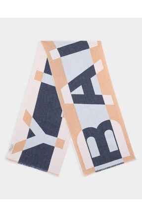 Bally Scarf with a Geometric Bally Logo in Camel at Nordstrom