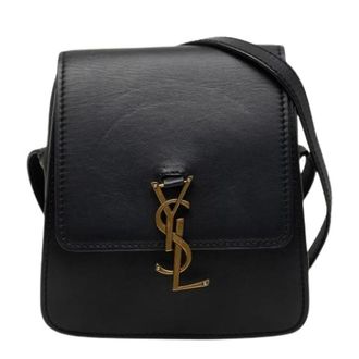 Saint Laurent Pre-owned Shoulder Bag - Dames - Pre-owned - Zwart - Maat: ONE Size Leer