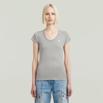 G-Star Slim Top - Grijs - Dames