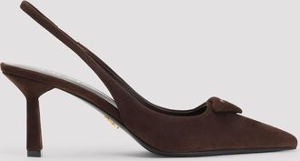 Prada Suede Leather Pumps