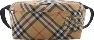 Burberry Vintage Check Belt Bag - Heren - Heuptassen - Beige - ONE Size - Polyester - Tassen